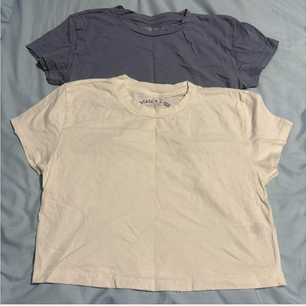 Aeropostale Vintage Fit Tee in White